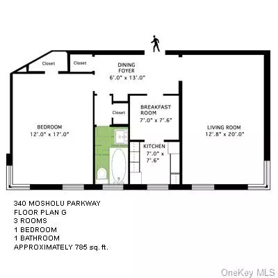 340 E Mosholu Pkwy S #1-G, Bronx, NY 10458