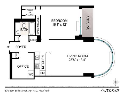 330 E 38th St 43c New York City Ny 9 Photos Mls Corc Movoto