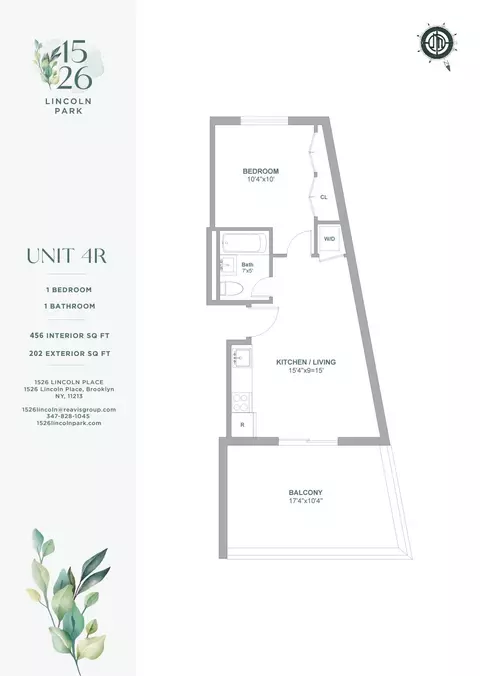 1526 Lincoln Pl #4-R, Brooklyn, NY 11213