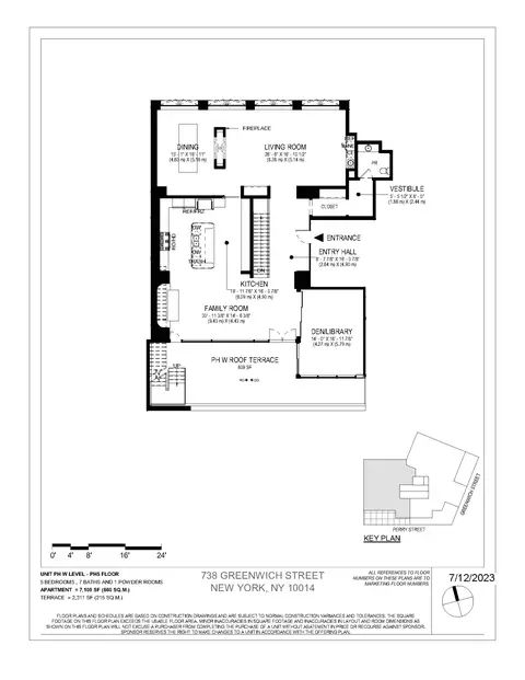 125 Perry St #PHW, New York, NY 10014