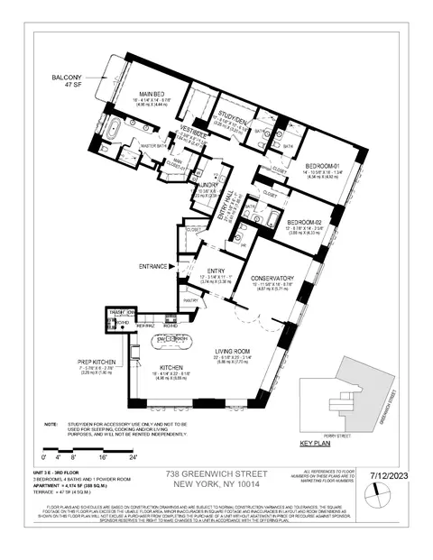 125 Perry St #3E, New York, NY 10014