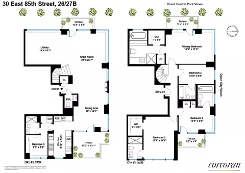 30 E 85th St #26/27B, New York, NY 10028