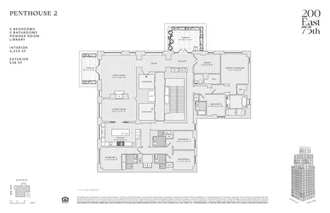 200 E 75th St #PH2, New York, NY 10021