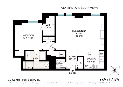 160 Central Park S #410, New York, NY 10019