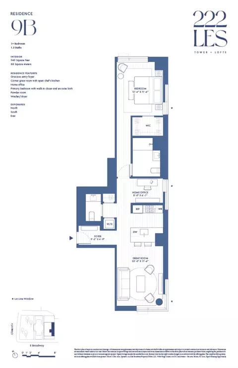 222 E Broadway #9B, New York, NY 10002