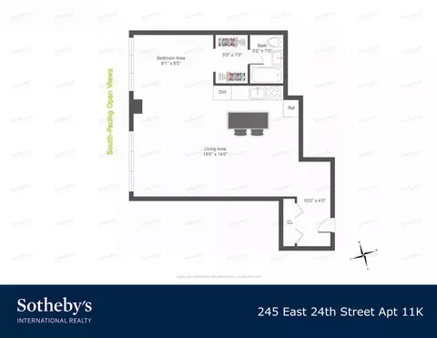 245 E 24th St #11K, New York, NY 10010