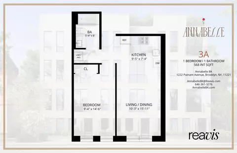 1222 Putnam Ave #3-A, Brooklyn, NY 11221