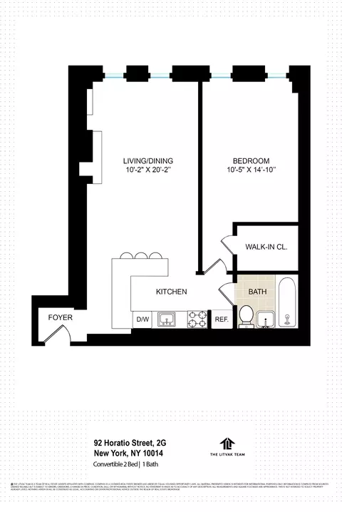 92 Horatio St #2G, New York, NY 10014