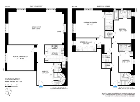 820 Park Ave #10S/11S, New York, NY 10021
