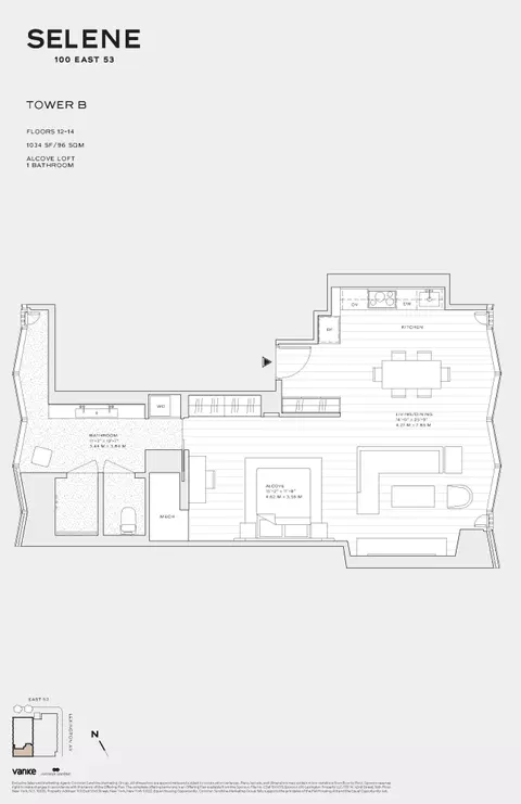 100 E 53rd St #14B, New York, NY 10022