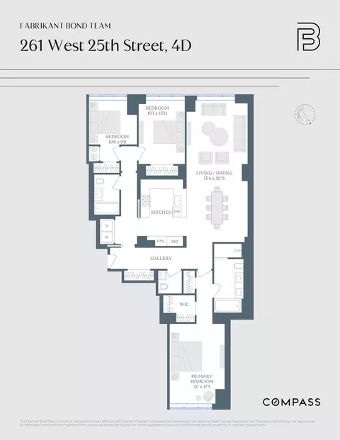 261 W 25th St #4D, New York, NY 10001
