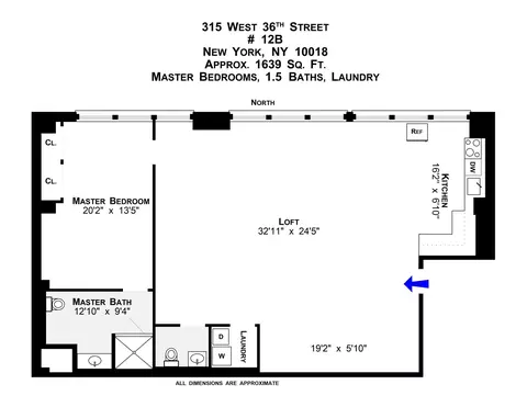 315 W 36th St #12B, New York, NY 10018