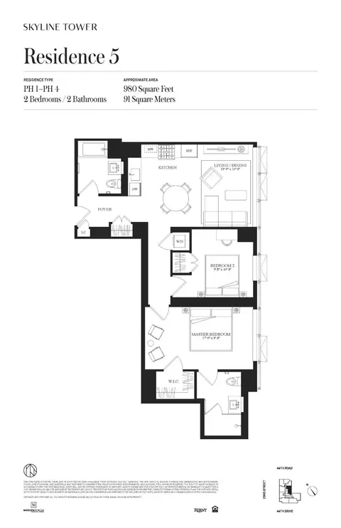 3 Court Sq #PH-205, New York City, NY 11101