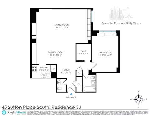 45 Sutton Pl S #3J, New York, NY 10022