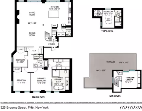 525 Broome St #PH6, New York, NY 10013