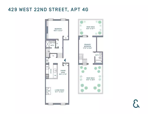 429 W 22nd St #4-G, New York, NY 10011