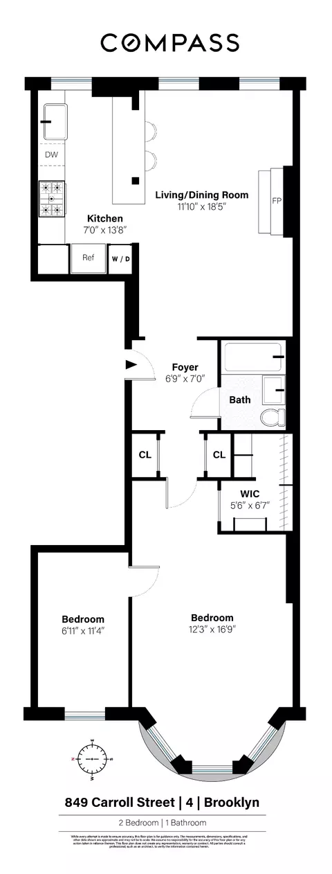 849 Carroll St #4, Brooklyn, NY 11215
