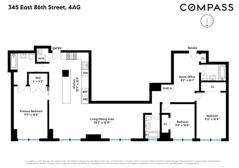 345 E 86th St #4AG, New York, NY 10028