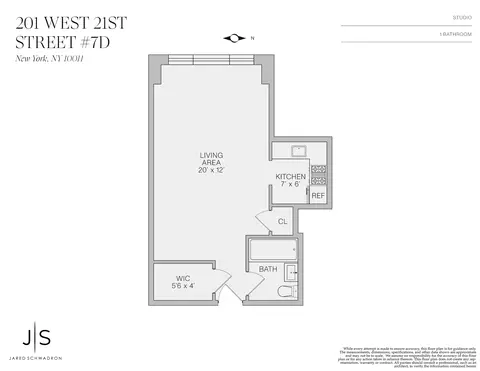201 W 21st St #7D, New York, NY 10011