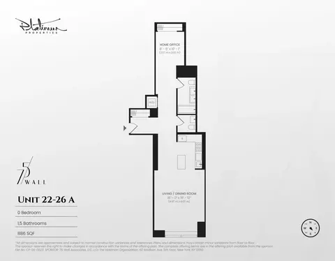 75 Wall St #26A, New York, NY 10005