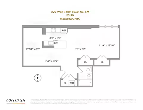 220 W 148th St #5M, New York, NY 10039