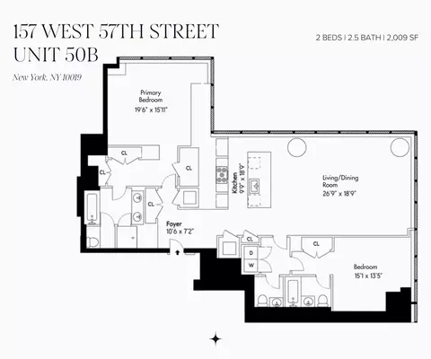 157 W 57th St #50B, New York, NY 10019