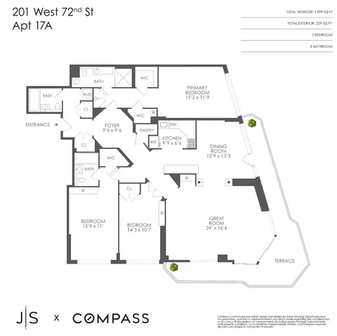 201 W 72nd St #17A, New York, NY 10023