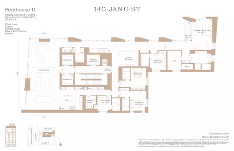 140 Jane St #PH11, New York, NY 10014