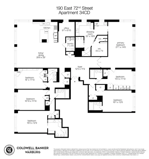190 E 72nd St #34CD, New York, NY 10021