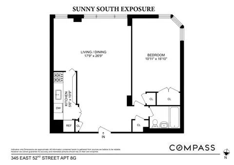 345 E 52nd St #8G, New York, NY 10022