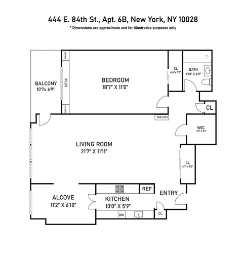 444 E 84th St #6B, New York, NY 10028