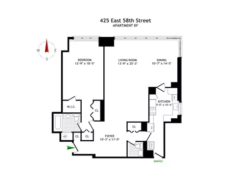 425 E 58th St #8F, New York, NY 10022