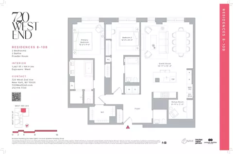 720 W End Ave #8B, New York, NY 10025