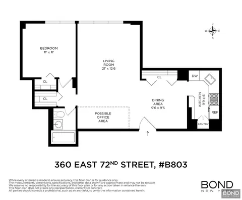 360 E 72nd St #B803, New York, NY 10021