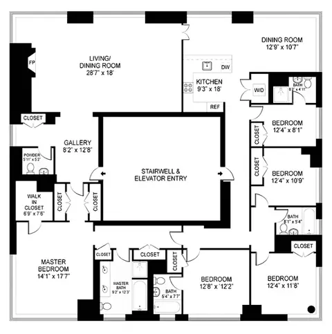 80 Riverside Blvd #PH-1B, New York, NY 10069
