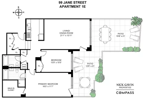 99 Jane St #1E, New York, NY 10014