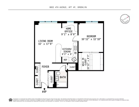 9602 4th Ave #4P, Brooklyn, NY 11209