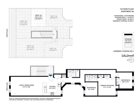 744 Park Pl #2A, Brooklyn, NY 11216