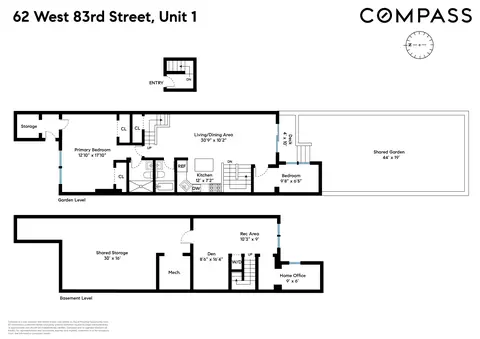 62 W 83rd St #1, New York, NY 10024