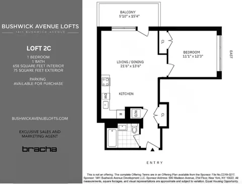 1411 Bushwick Ave #2C, Brooklyn, NY 11207