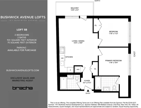 1411 Bushwick Ave #5B, Brooklyn, NY 11207