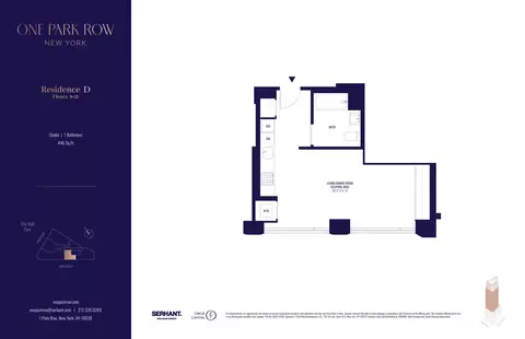 1 Park Row #10D, New York, NY 10038