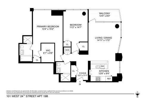 101 W 24th St #19B, New York, NY 10011