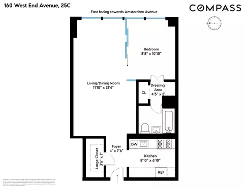 160 W End Ave #25C, New York, NY 10023