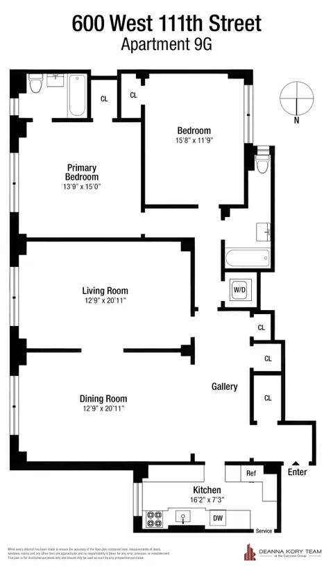 600 W 111th St #9G, New York, NY 10025