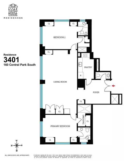 160 Central Park S #3401, New York, NY 10019
