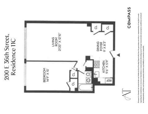 200 E 36th St #11C, New York, NY 10016
