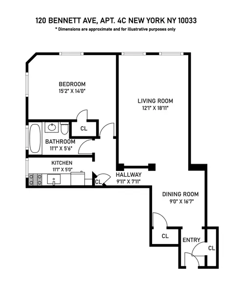 120 Bennett Ave #3C, New York, NY 10033