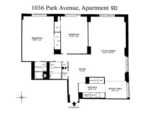 1036 Park Ave #9D, New York, NY 10028
