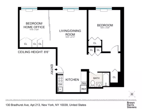 130 Bradhurst Ave #213, New York, NY 10039